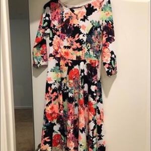 Pink blush maternity dress